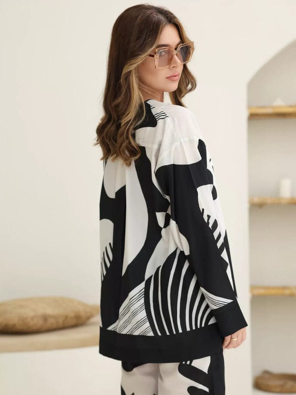 BLACK AND WHITE CORD SET